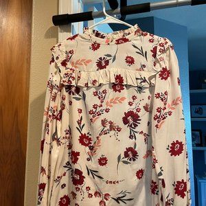 Floral Print Long Sleeves Top - Loft